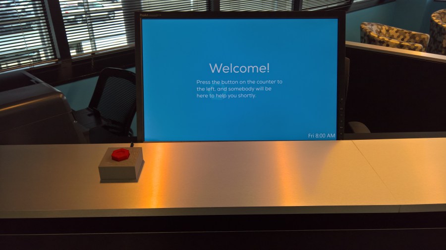 Doorbell deployed with new 3D printed button